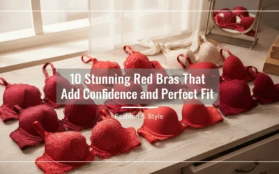 10 Stunning Red Bras That Add Confidence and Perfect Fit