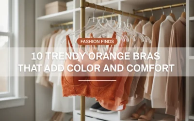 10 Trendy Orange Bras That Add Color and Comfort