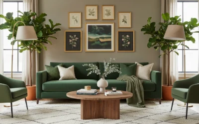 18 Stunning Green Velvet Sofa Living Room Ideas to Transform Your Space