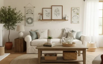 18 Stylish Budget Friendly Items for Farmhouse Living Room Decor