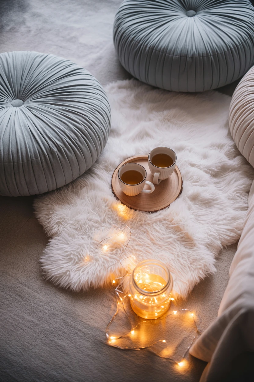 Set Up a Cozy Nook with Floor Cushions