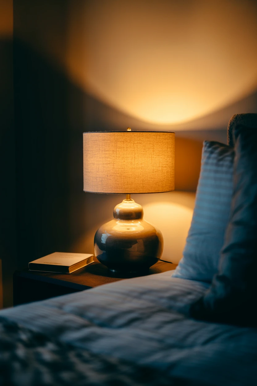 Soften the Light with Dimmed Lamps