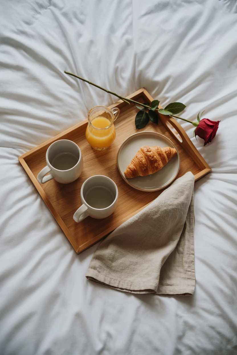 Style a Breakfast-in-Bed Tray the Night Before