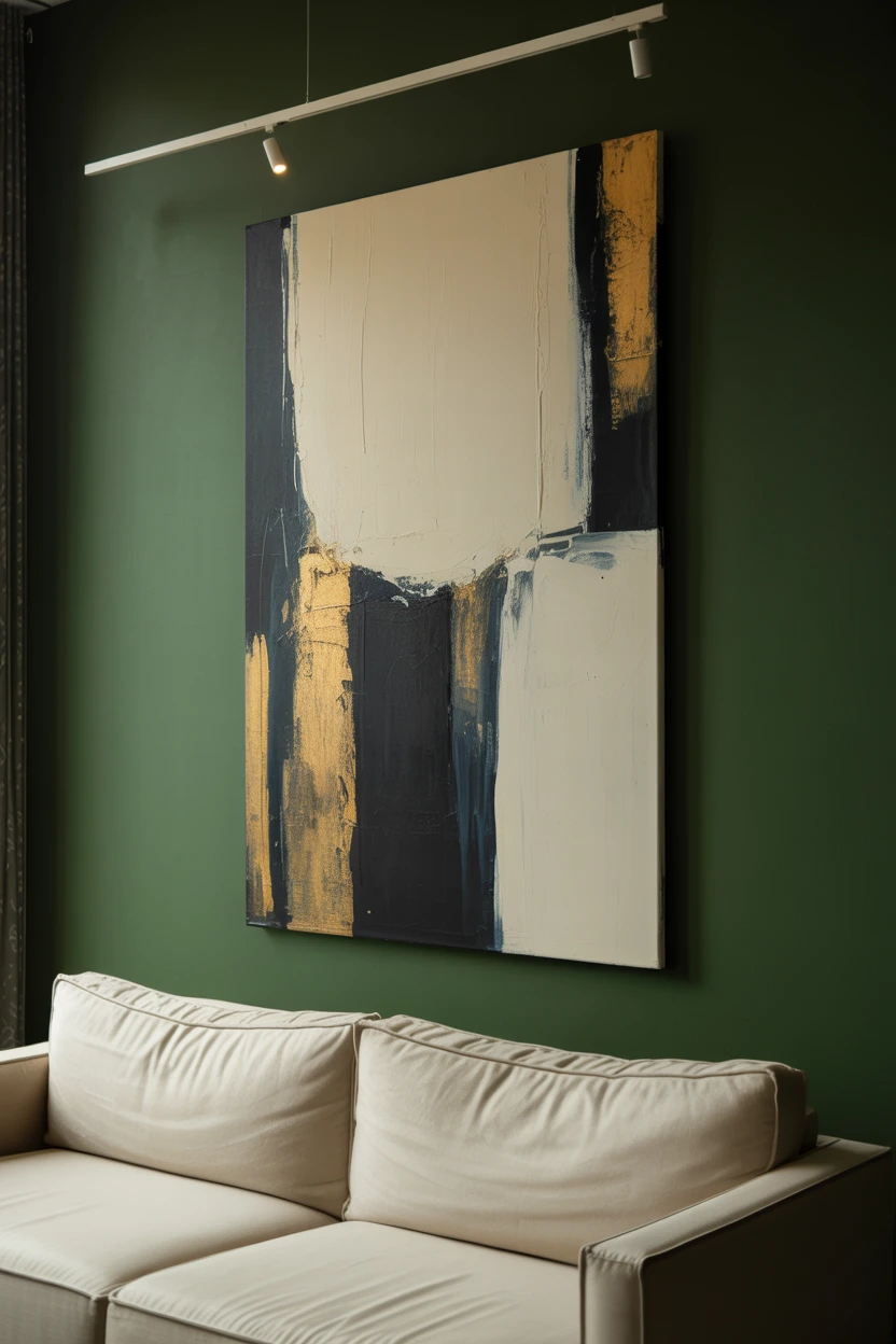 Use Large-Scale Abstract Art as a Modern Statement