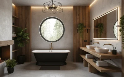 19 Modern Rustic Bathrooms That Will Enchant You