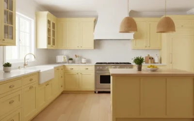 19 Stunning Butter Yellow Kitchen Cabinets for a Bright and Cheerful Space