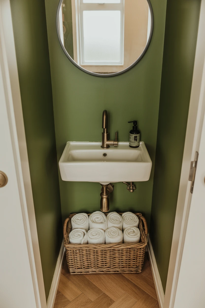 Install a Wall-Mounted Sink to Reclaim Floor Space