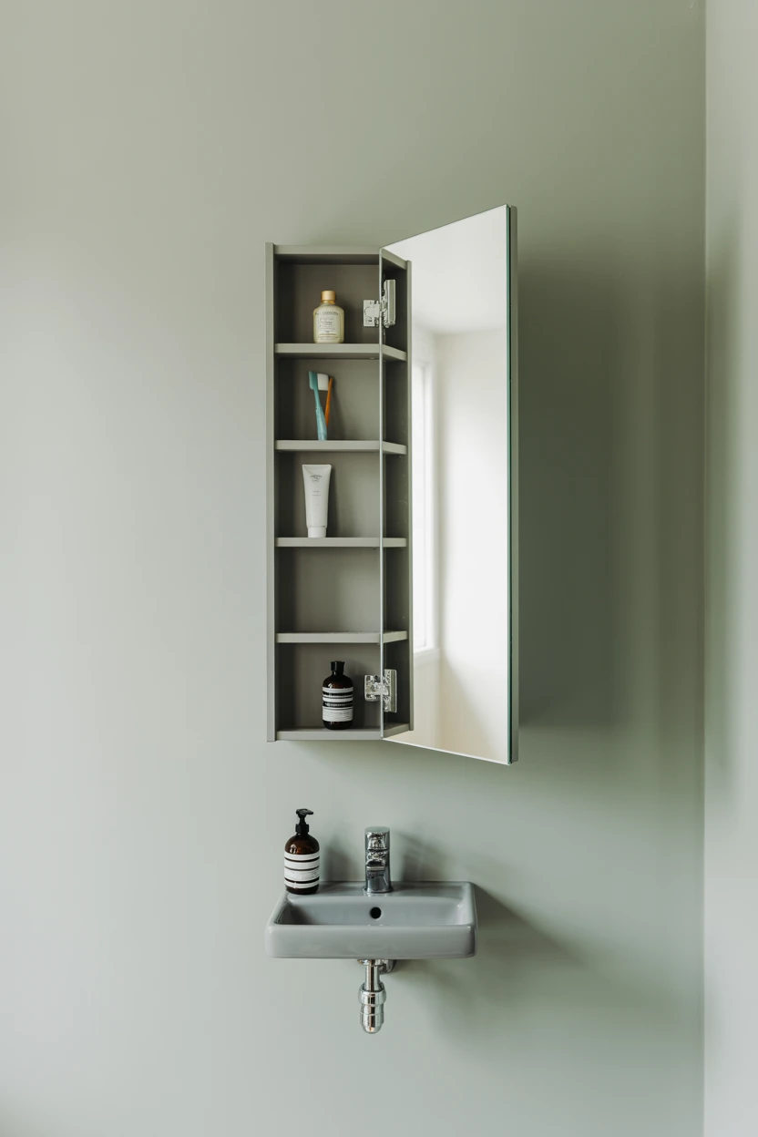 Opt for a Recessed Medicine Cabinet for Zero-Footprint Storage