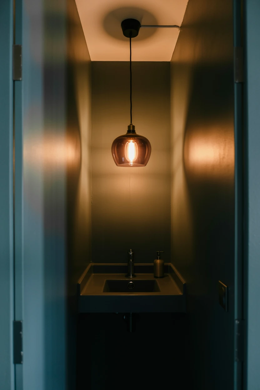 Hang a Single, Dramatic Pendant Light