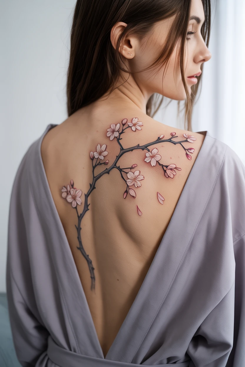 A Branch of Cherry Blossoms