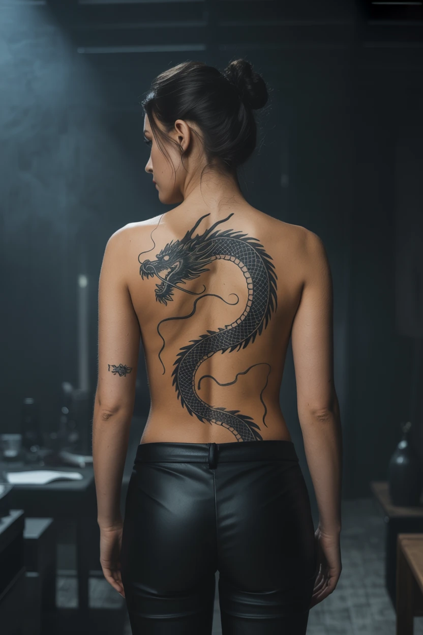 A Powerful Coiling Dragon