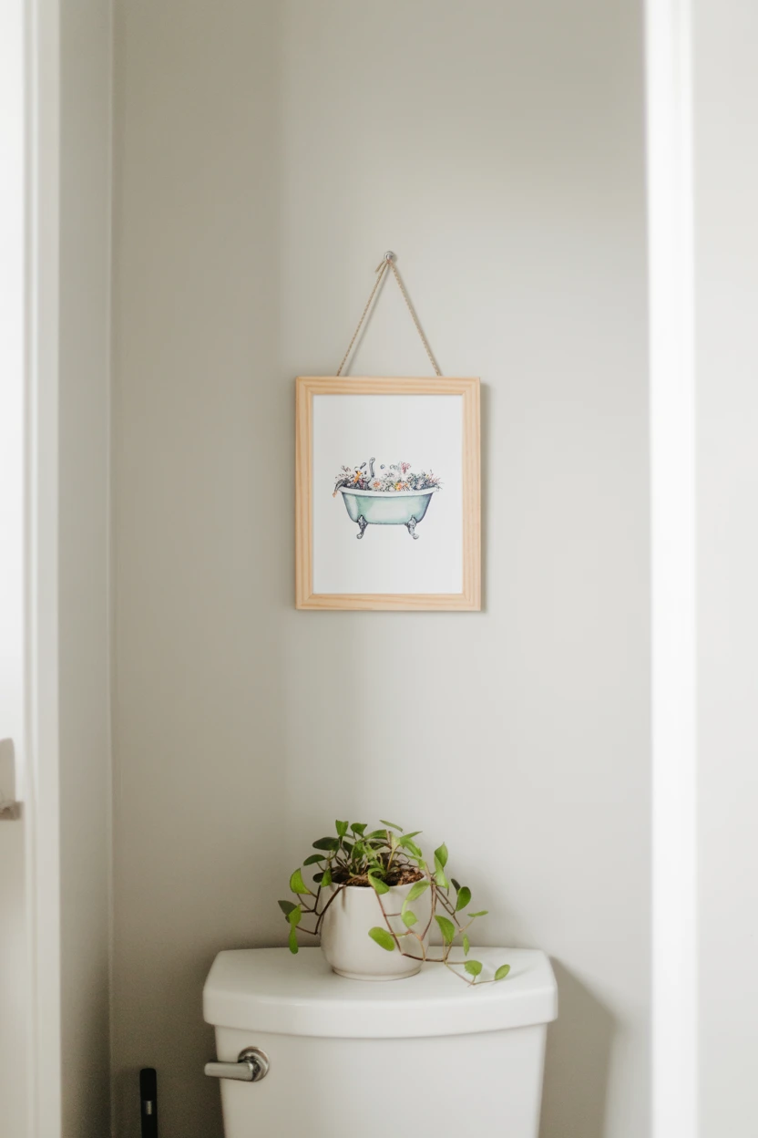 Hang a Framed Piece of Whimsical Art
