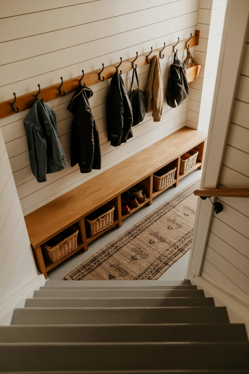 A Functional Mudroom Entry Zone