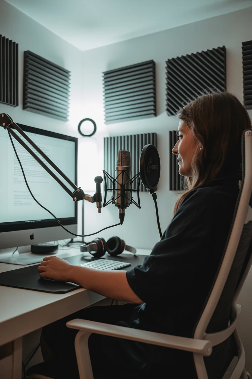 A Simple Podcast or Content Creation Studio