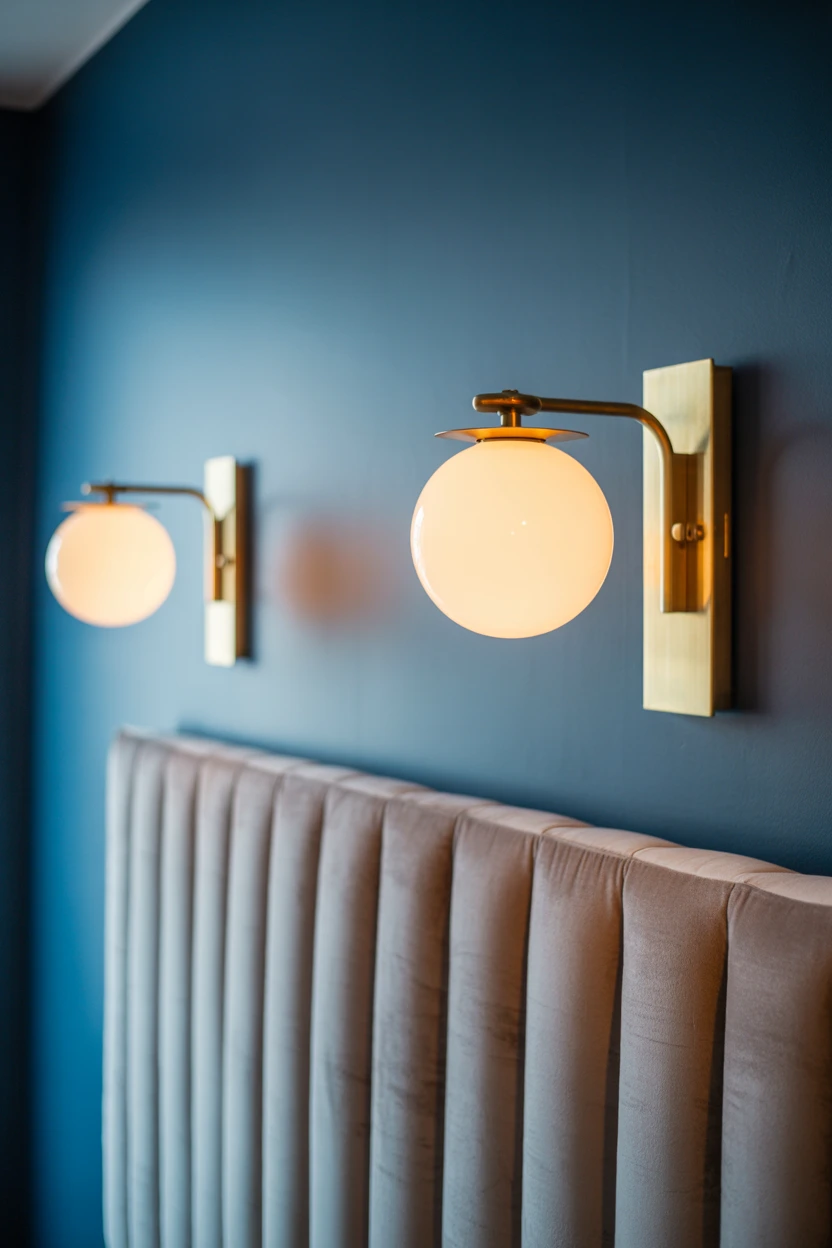 Install Wall Sconces Flanking the Bed