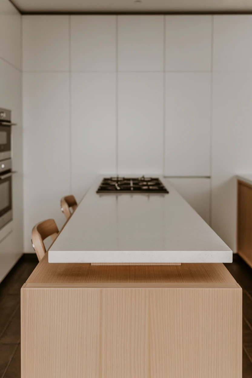 The Waterfall Countertop Illusion