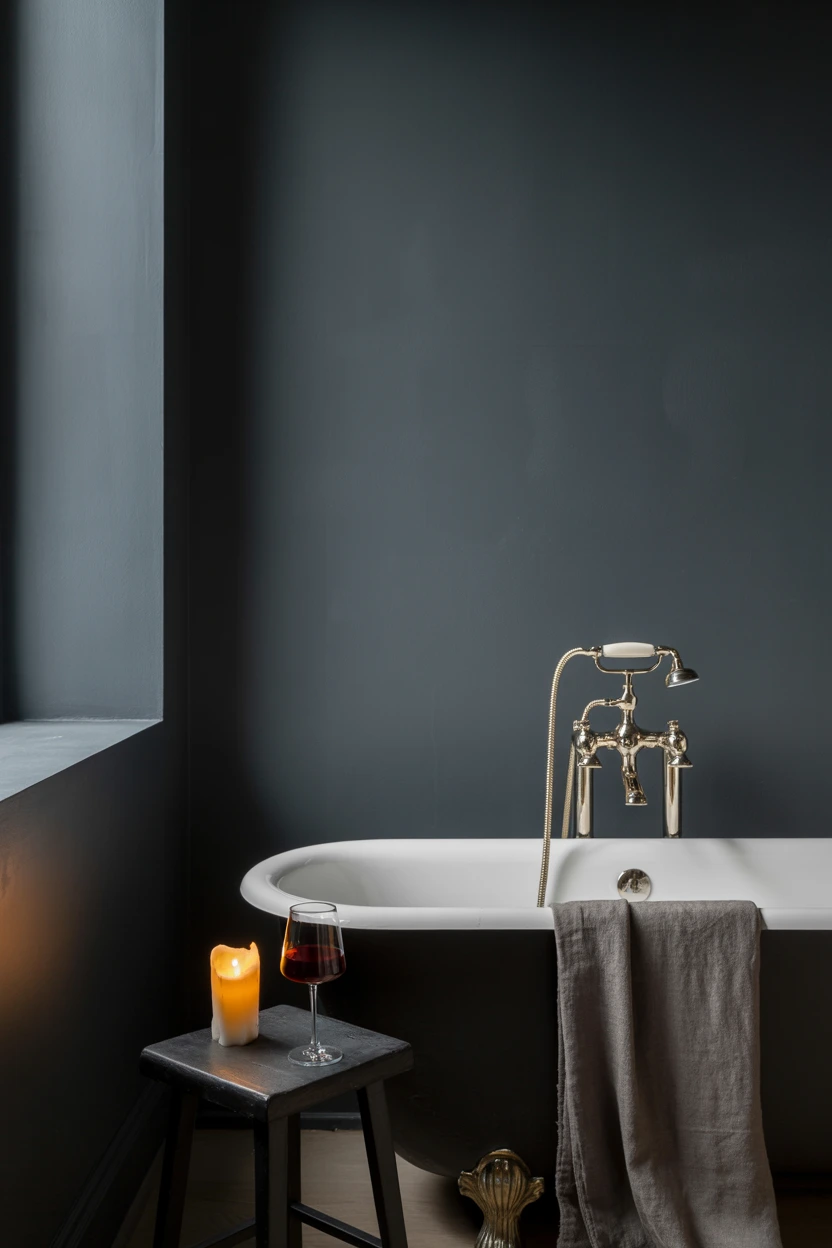 Create Drama with a Dark, Moody Wall Color