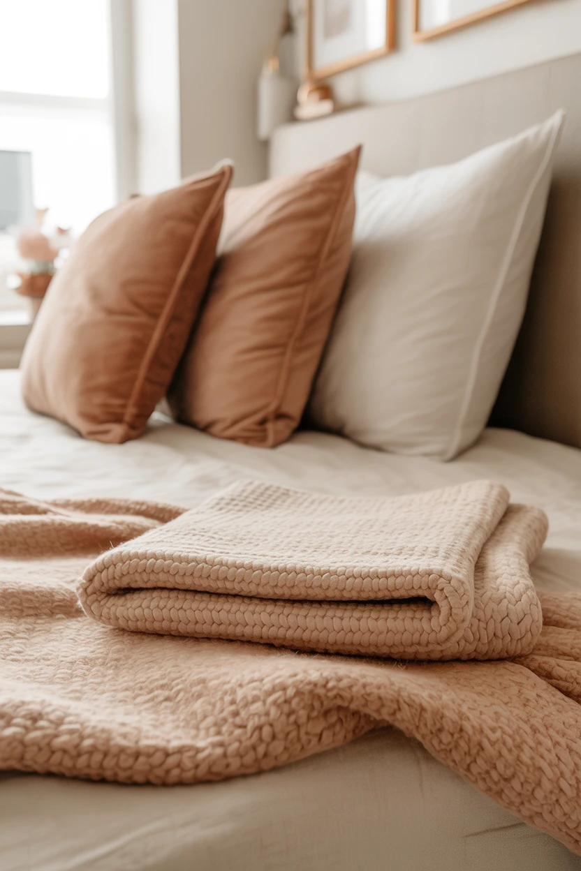 Layer Multiple Textures on Your Bed for Ultimate Coziness