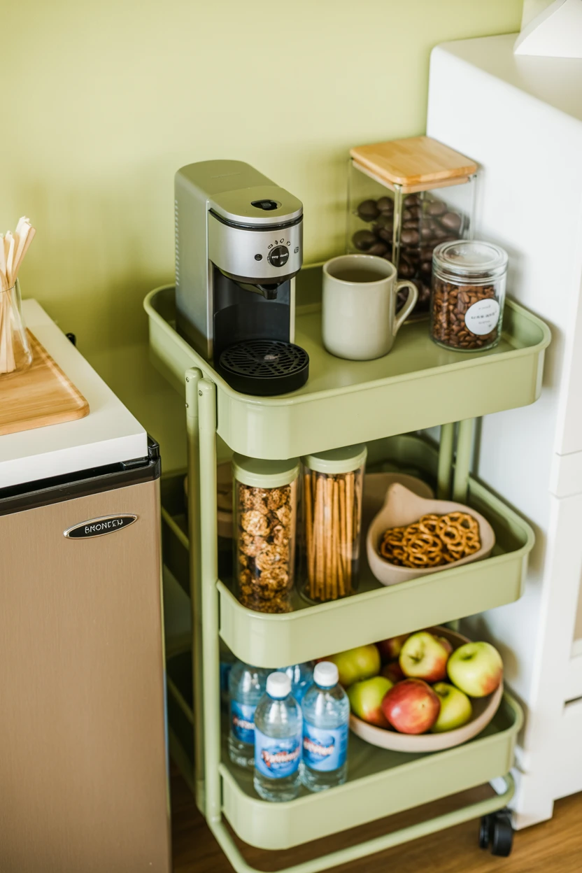 Build a Vertical Snack Station on a Rolling Cart