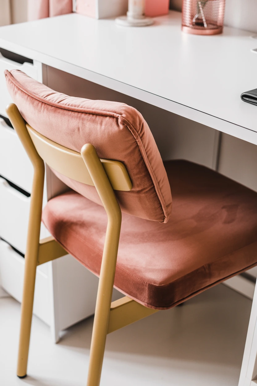 Swap Out a Standard Desk Chair for a Cushioned One