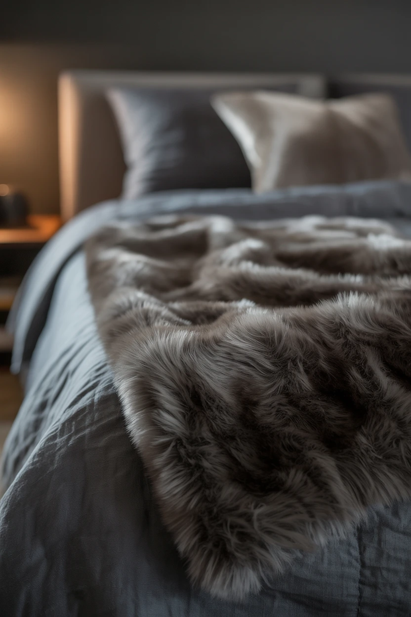 A Faux Fur Throw for Ultimate Coziness