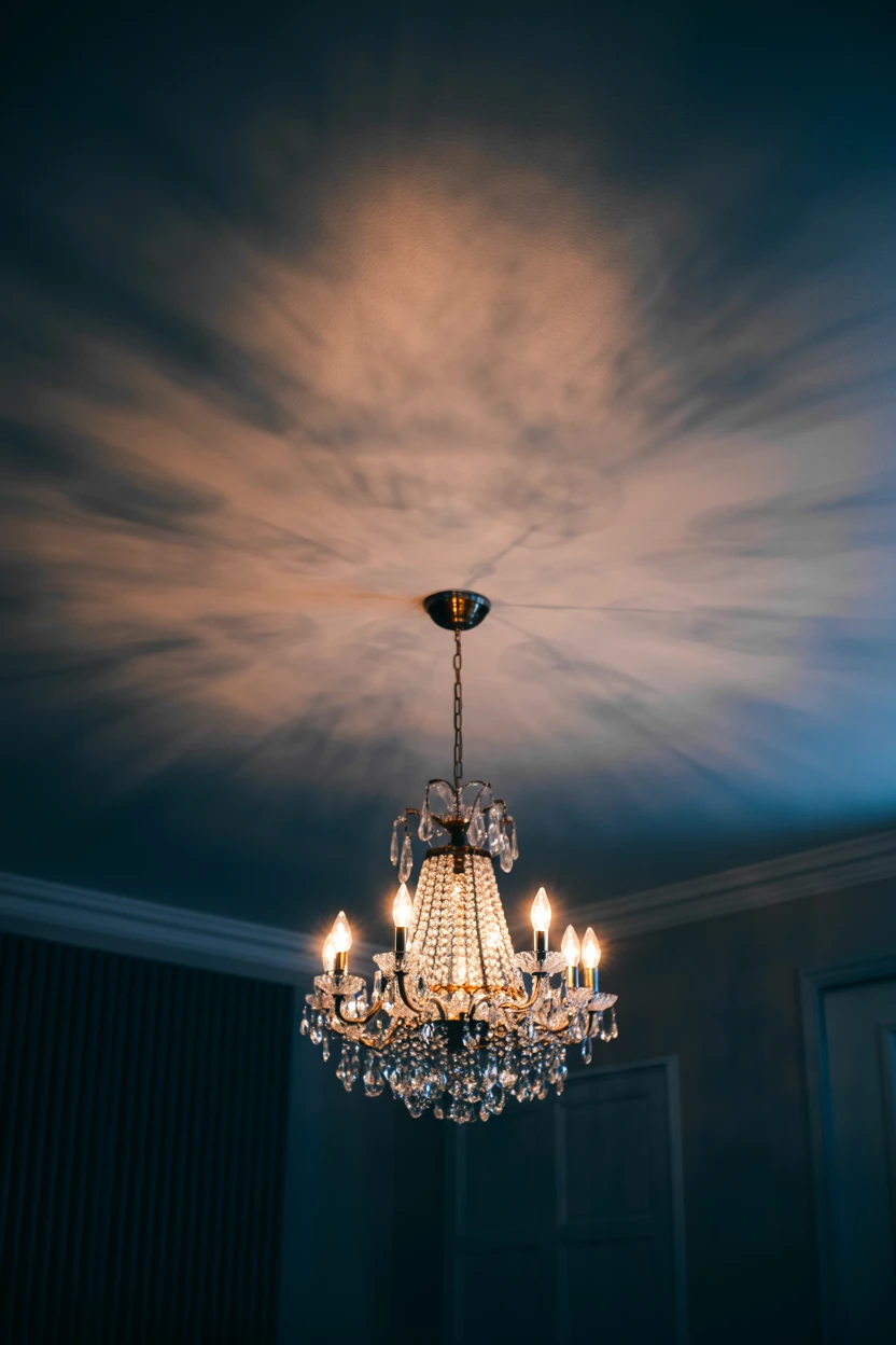 A Crystal Chandelier on a Dimmer