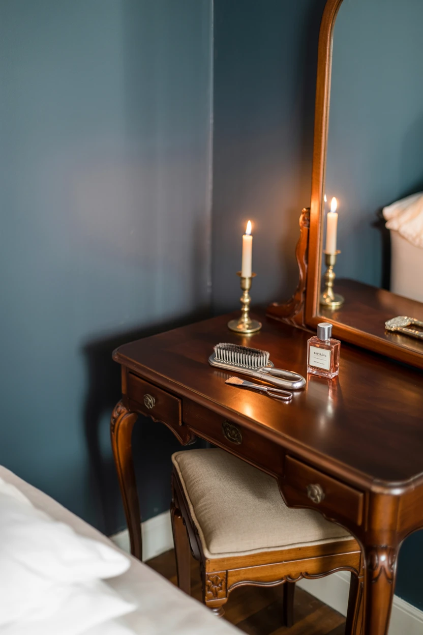 An Antique Vanity or Writing Desk