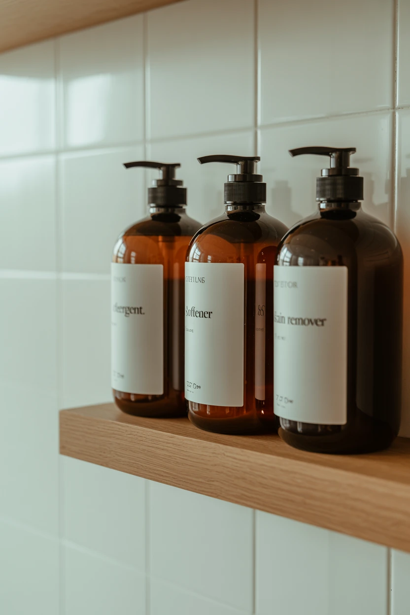 Decant Liquids into Matching Glass Dispensers