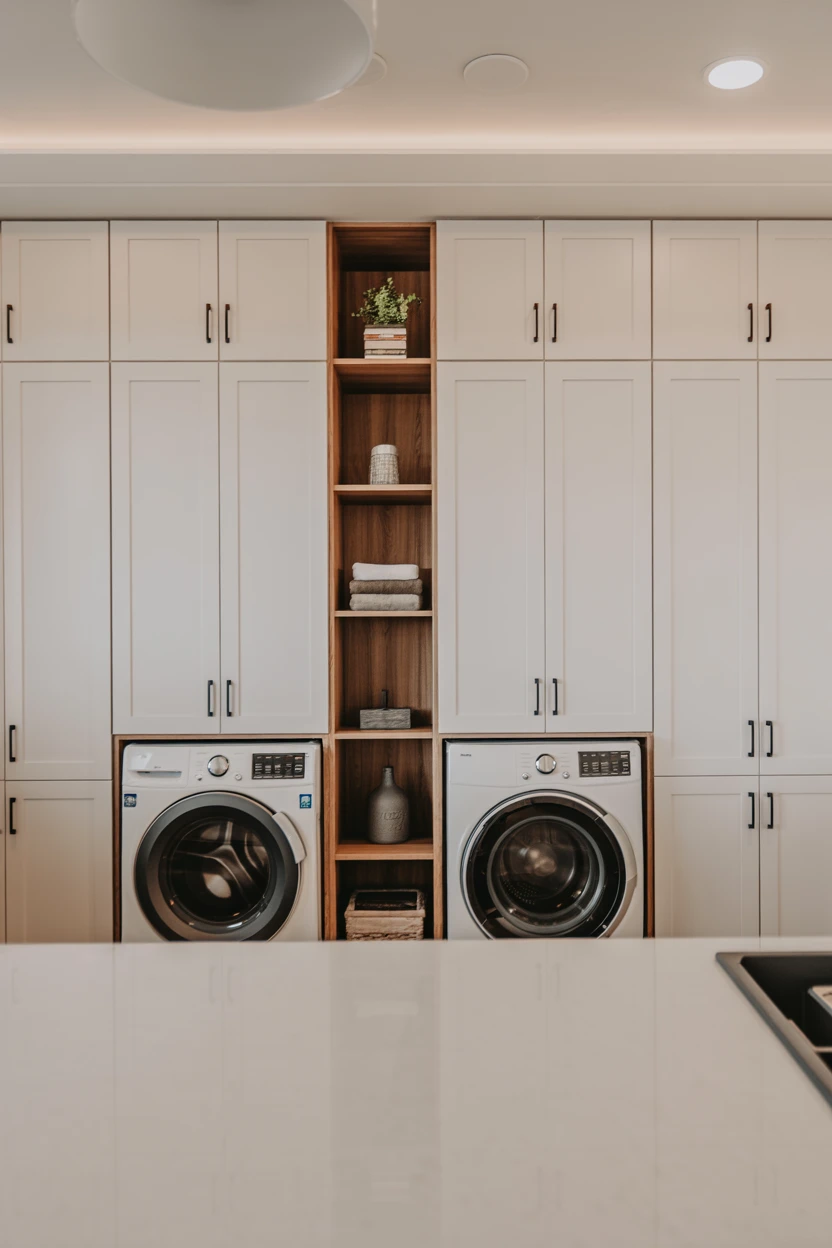 Create a Built-In Look with Tall Cabinets
