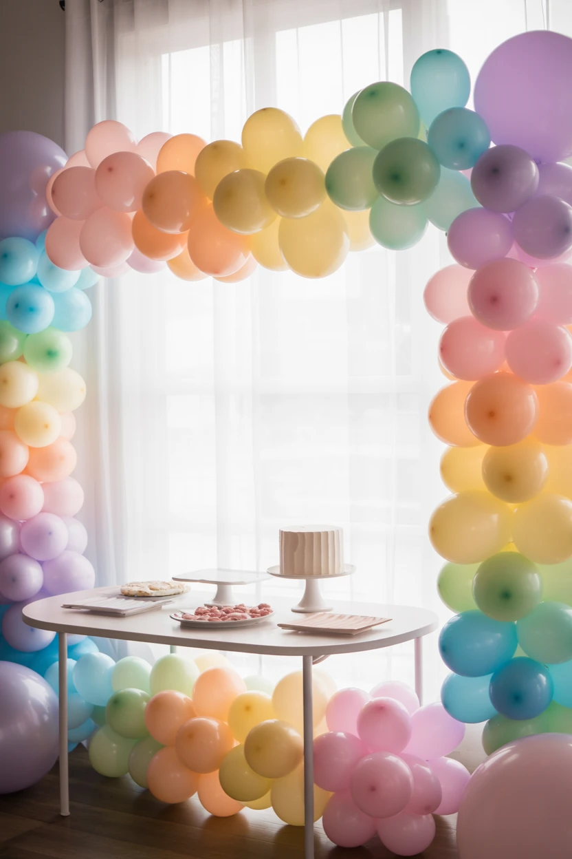 Create a DIY Ombré Pastel Balloon Garland