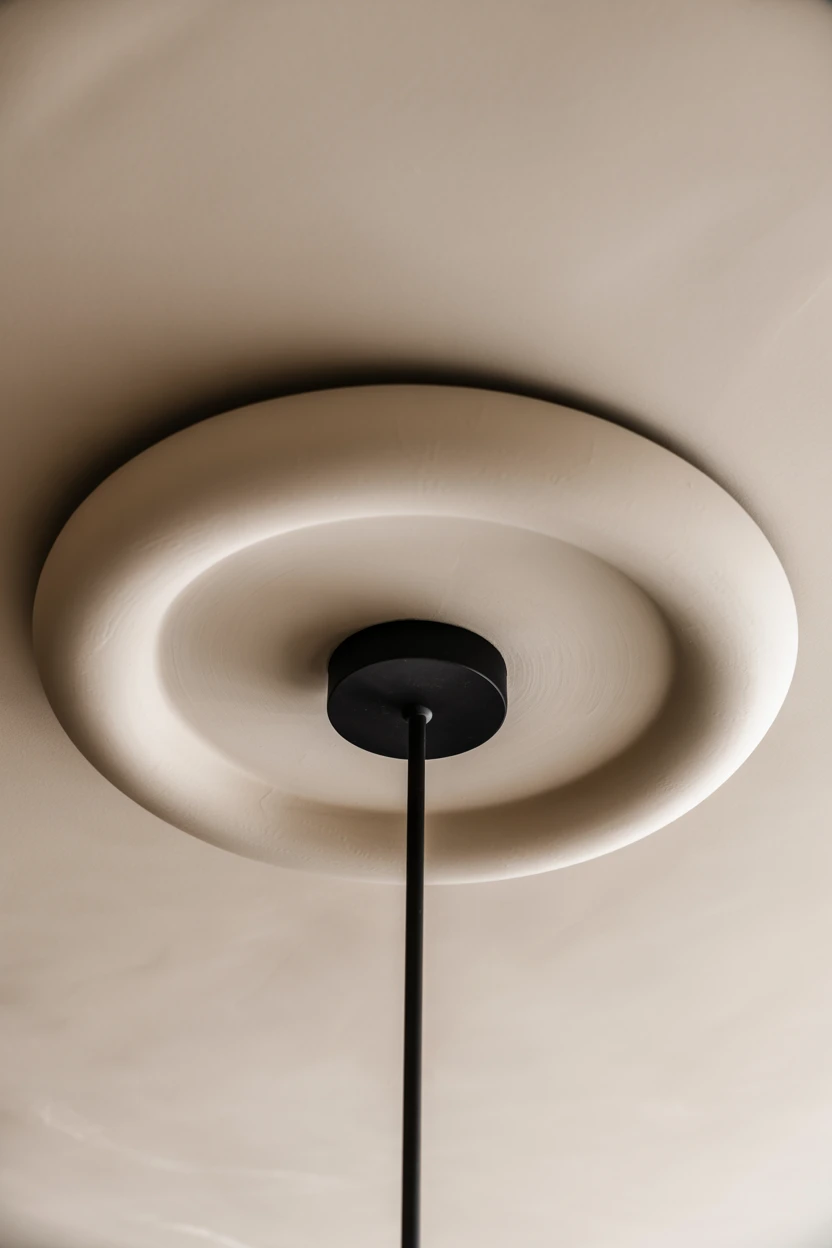 Add a Circular Medallion to a Modern Light Fixture