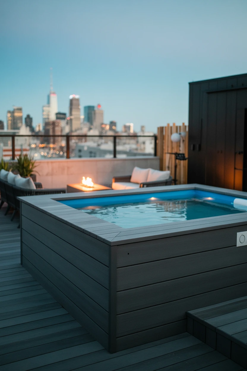 The Rooftop or Terrace Plunge Pool