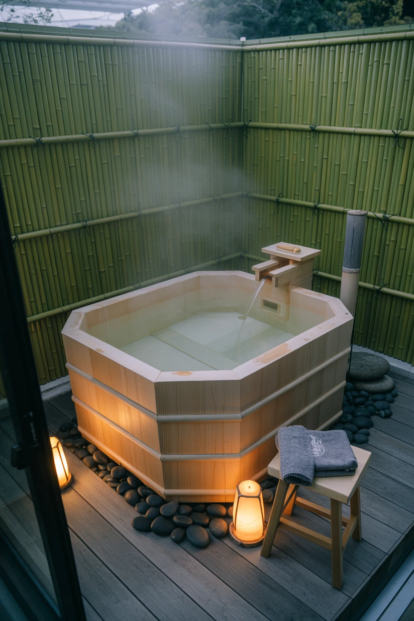 The Japanese-Inspired Ofuro Soaking Tub