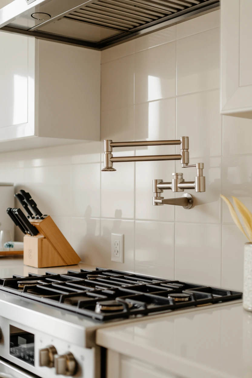 Install a Pot Filler Faucet Above the Stove