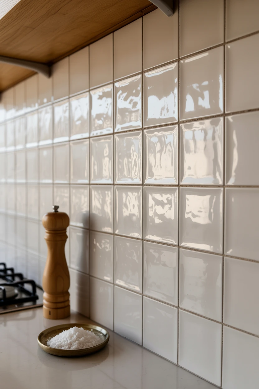 Use a Zellige Tile Backsplash for Handmade Texture