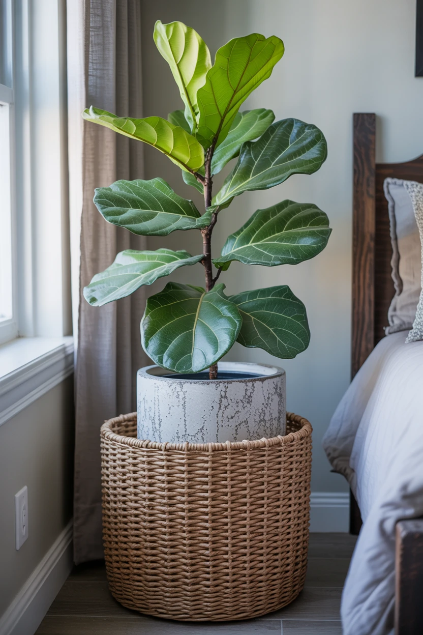 A Statement Fiddle Leaf Fig Tree