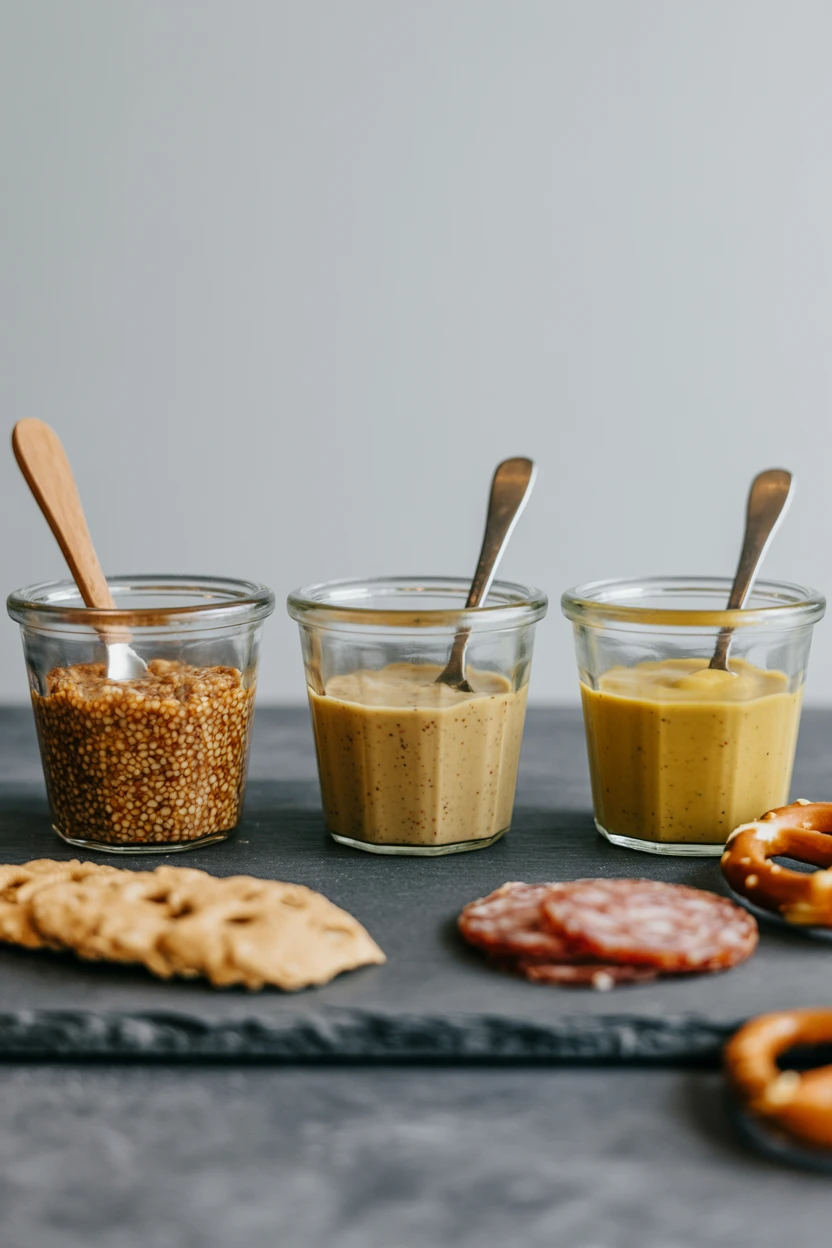 A Trio of Mustards for Dipping
