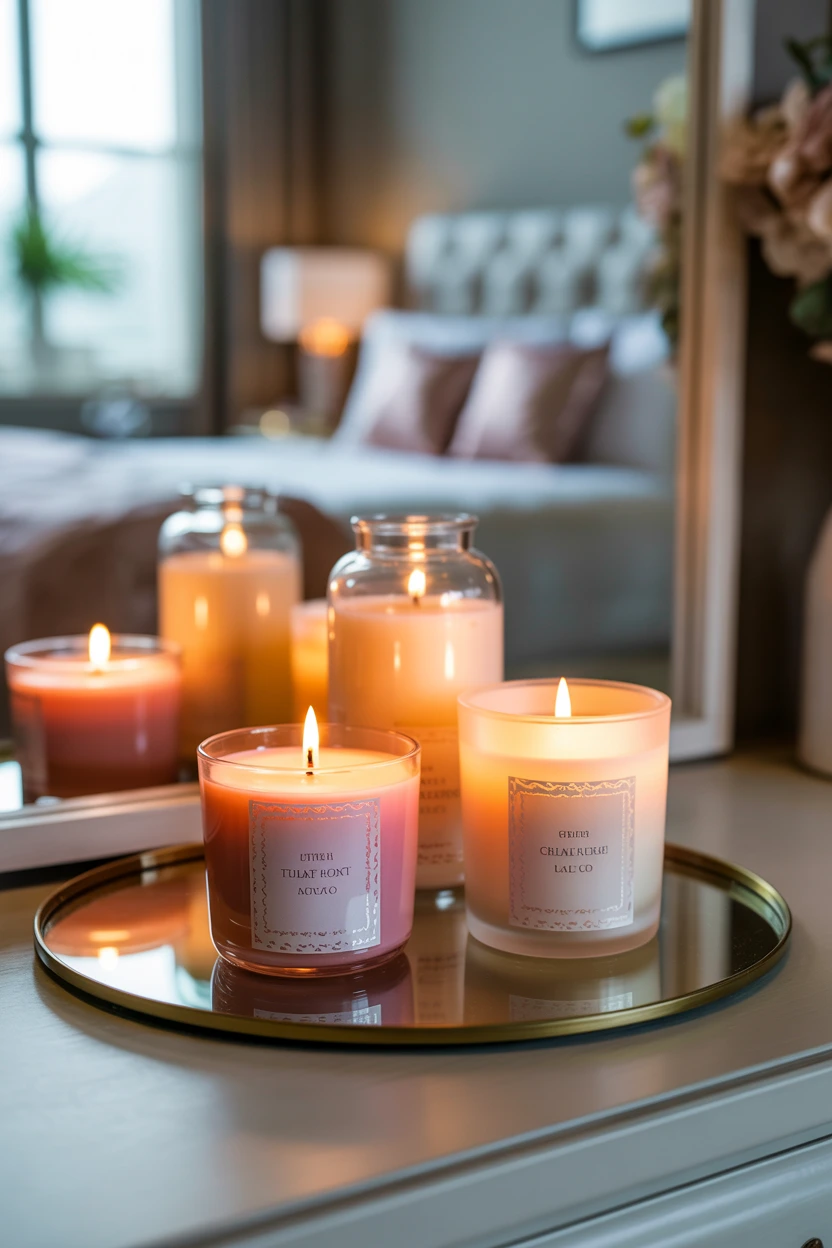 A Collection of Scented Candles