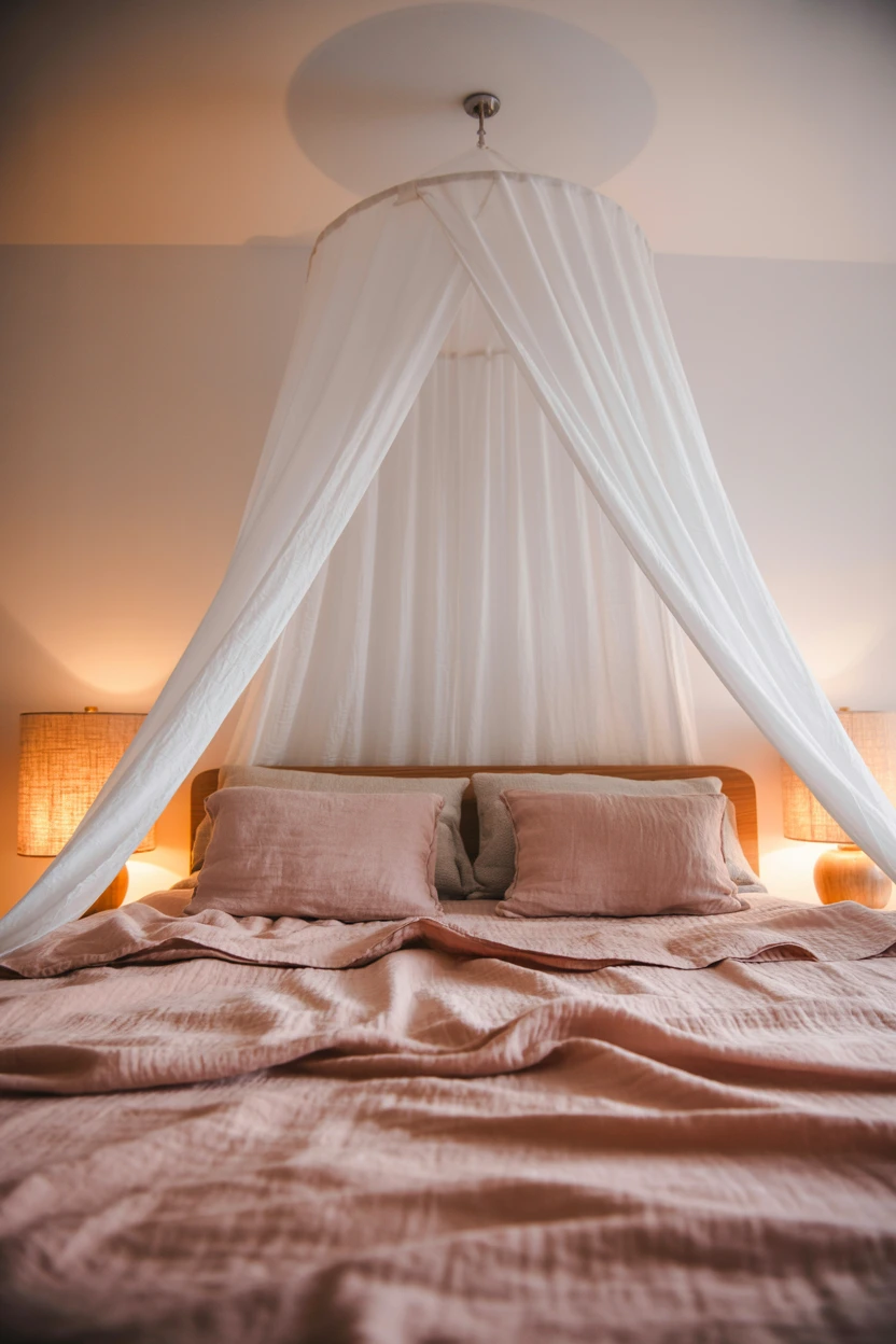 Drape a Soft Canopy Fabric