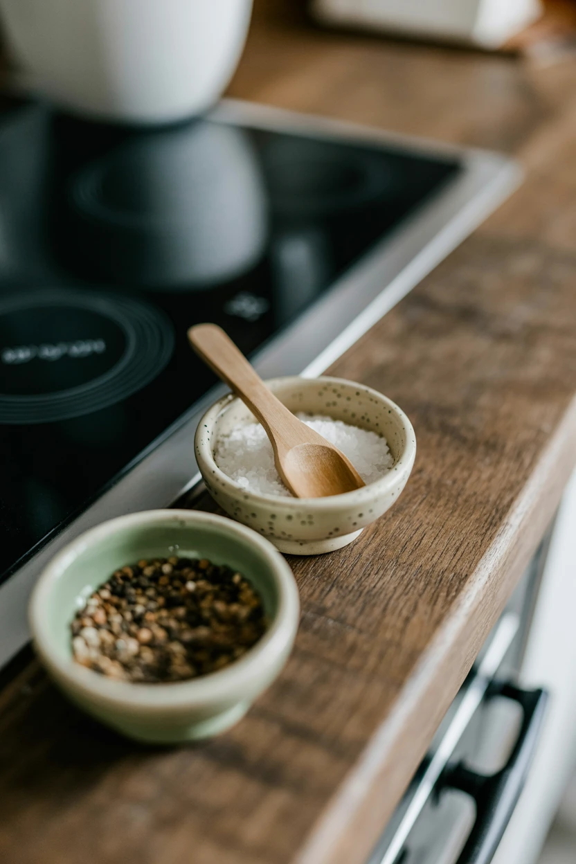 Curate a Collection of Small Pinch Bowls for Salt and Pepper