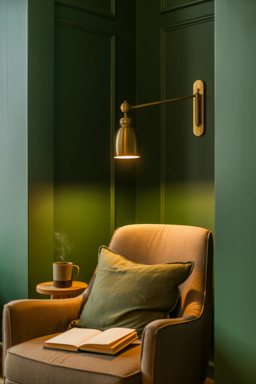 Create a Cozy Reading Nook with a Dedicated Sconce