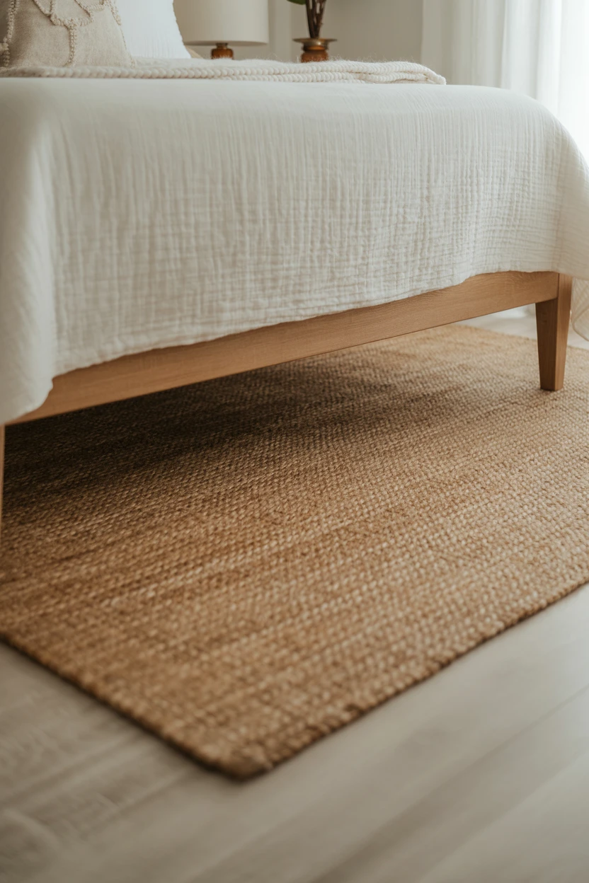 Lay Down a Natural Fiber Jute Rug