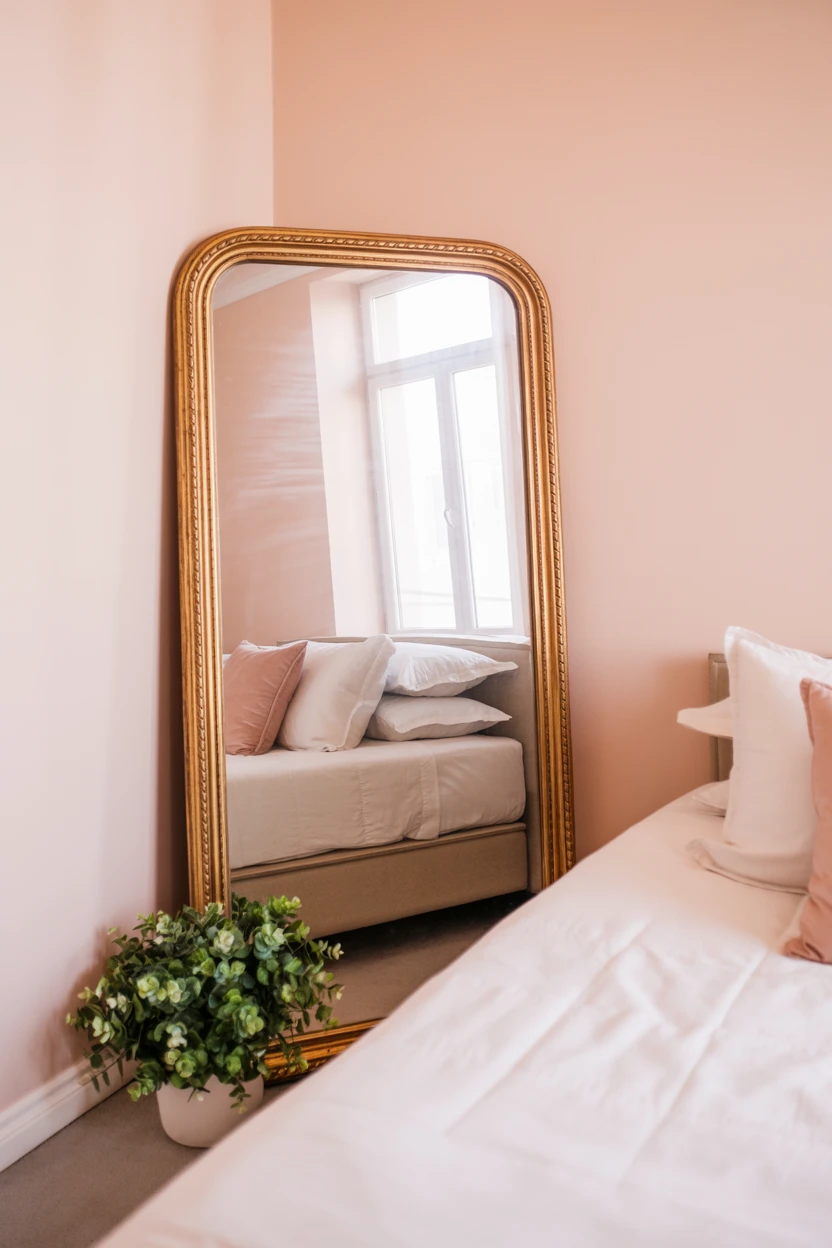 Lean a Large, Full-Length Gilded Mirror