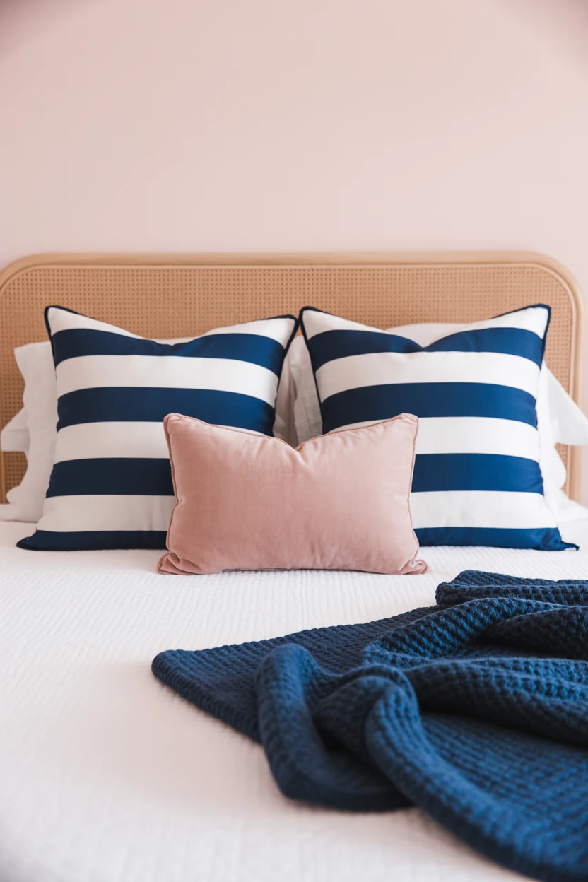 Incorporate Navy Blue for a Classic Contrast