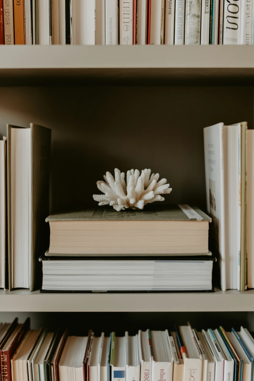 Use Hardcover Books as Styling Pedestals