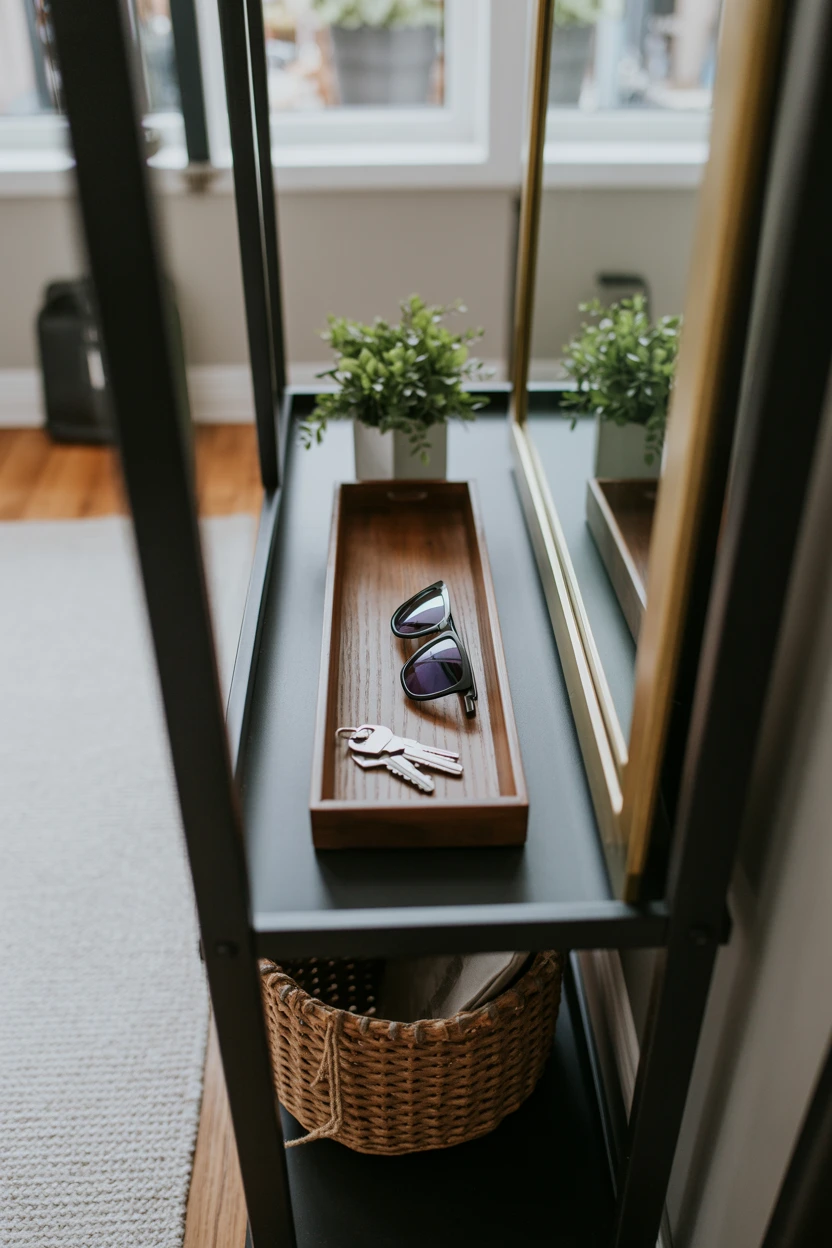 Create a 'Landing Strip' Tray in Your Entryway