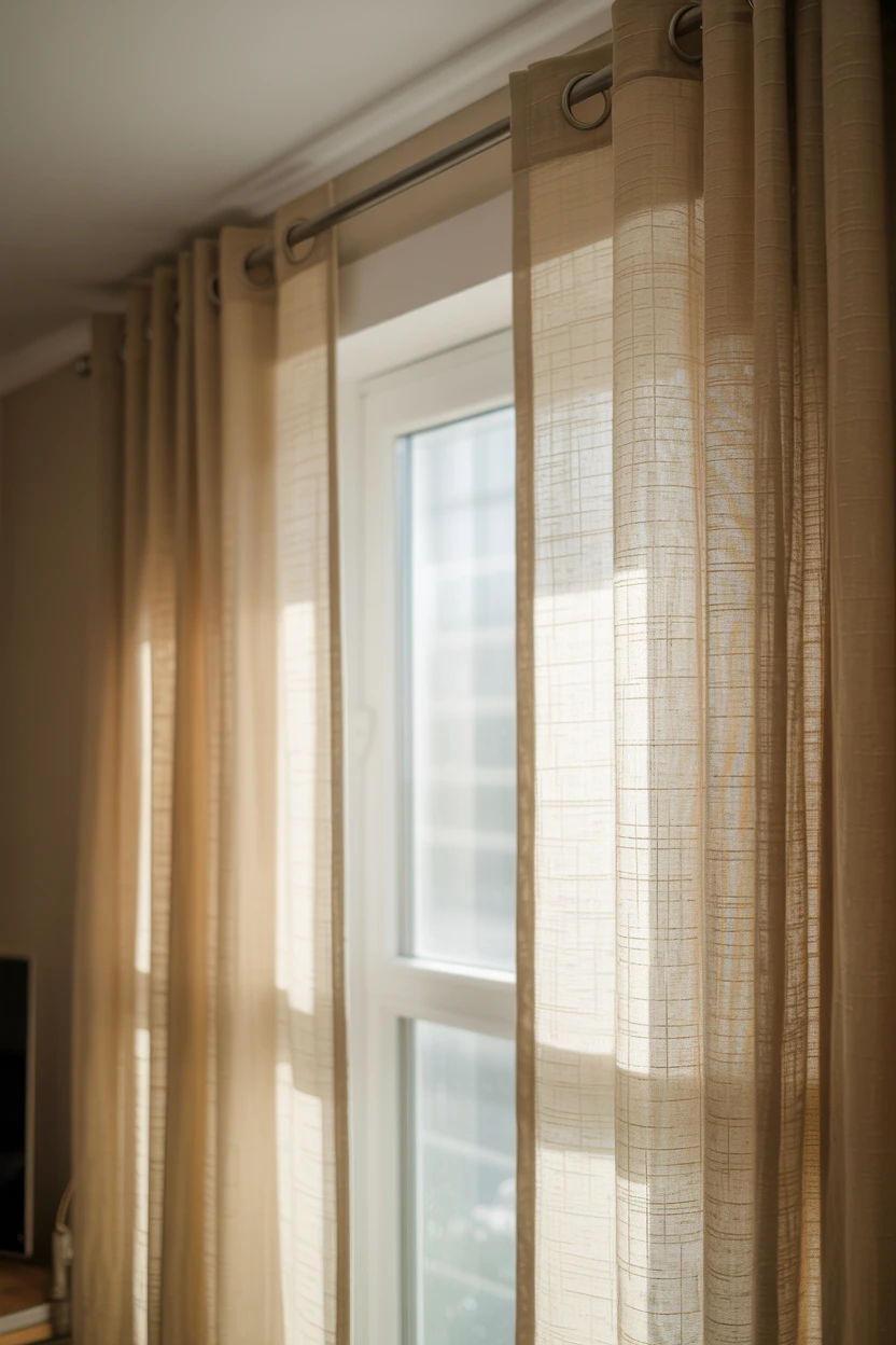 Hang Curtains High and Wide for a Grand Feel