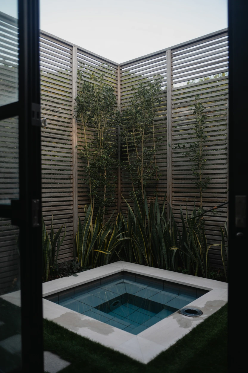 The Privacy-Screened Corner Nook