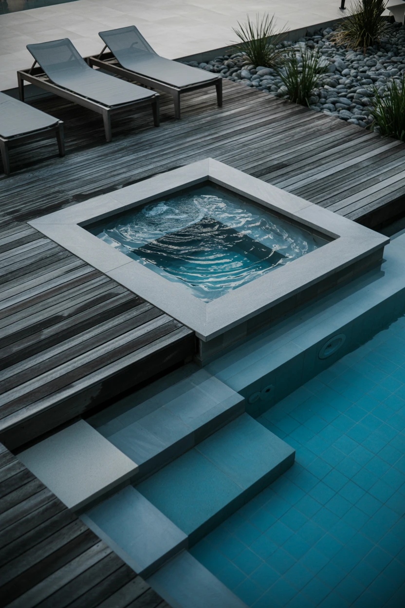 The Deck-Level Pool for a Seamless Transition