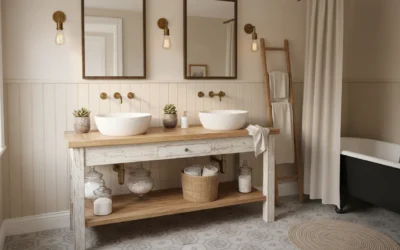 25 Chic Farmhouse Bathroom Designs for Cozy Living